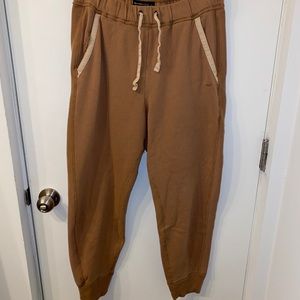 Tan Abercrombie Joggers